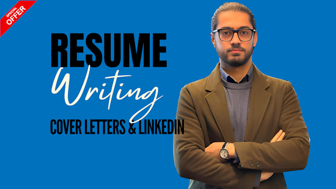 Gig Preview - Write professional resume cover letter and linkedin