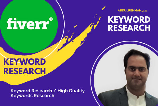 Gig Preview - Do keyword niche research and competitor analysis