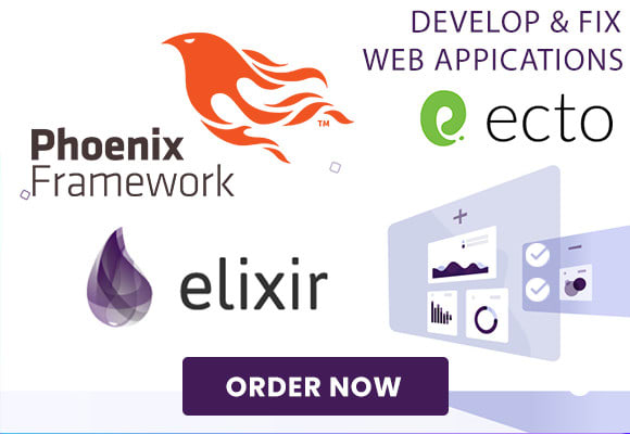 Gig Preview - Develop elixir phoenix website with live views or react js