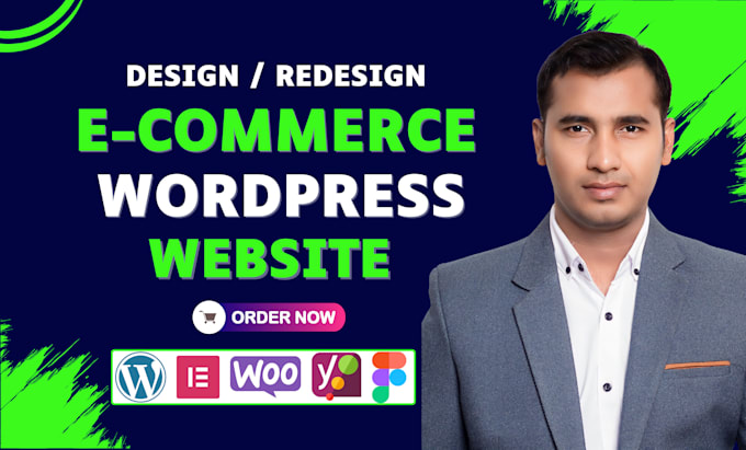 Gig Preview - Build, redesign, revamp wordpress website development, ecommerce website