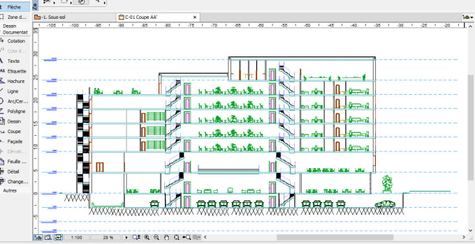 Bestseller - draw architecture plans elevation sections in archicad revit