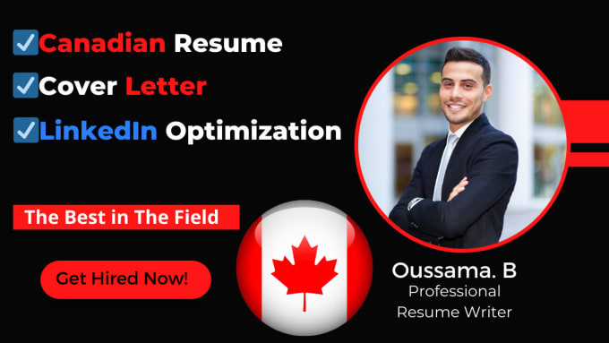 Gig Preview - Write a pro canadian CV for your job application and immigration