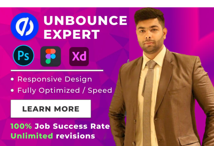 Gig Preview - Design high converting landing page on unbounce