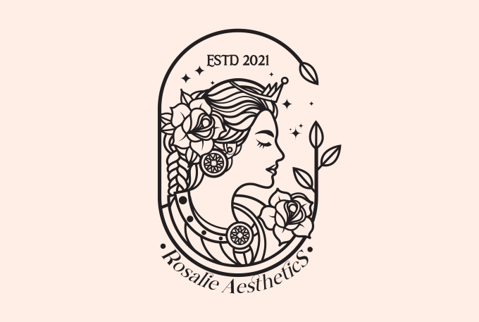 Gig Preview - Do modern minimalist hand drawn line art feminine logo design