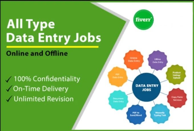 Gig Preview - Do data entry copy and paste typing merge data tagging