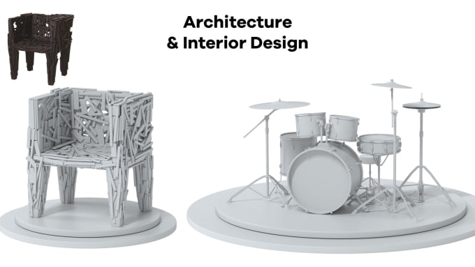 Gig Preview - Create 3d models for games, 3d printing, architecture