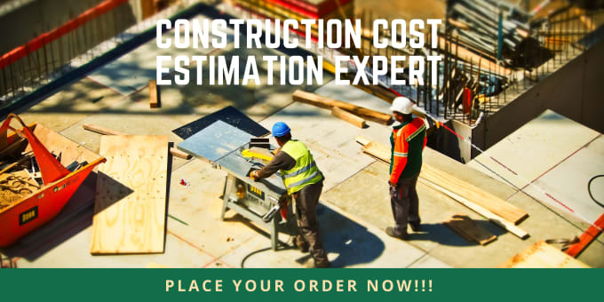 Gig Preview - Prepare construction cost estimate and material take off