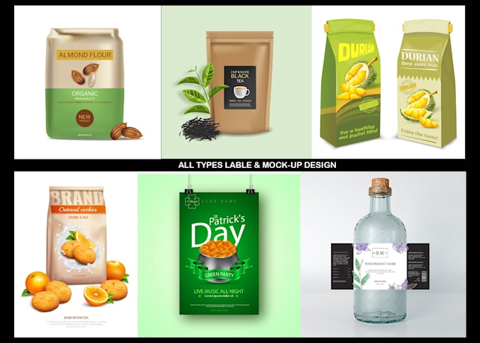 Gig Preview - Do product box packaging designs, labeling design