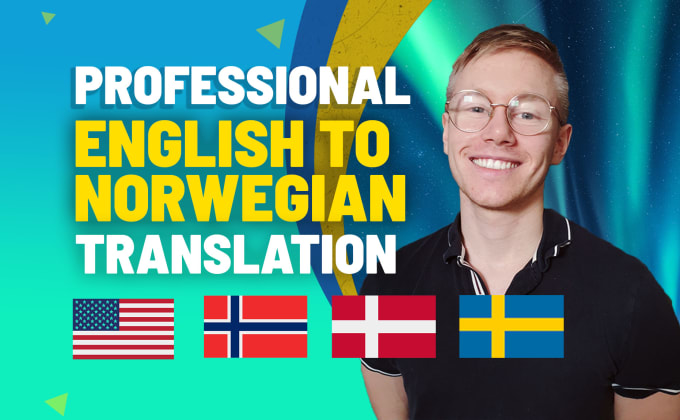 Gig Preview - Do professional norwegian, swedish and danish translation