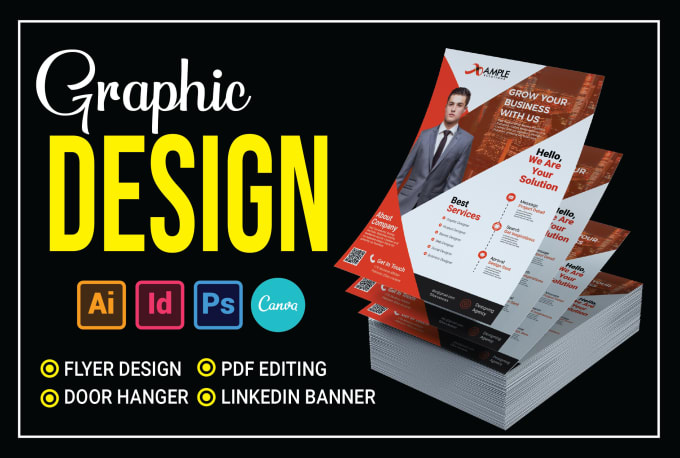 Bestseller - do any graphic design work with free source file