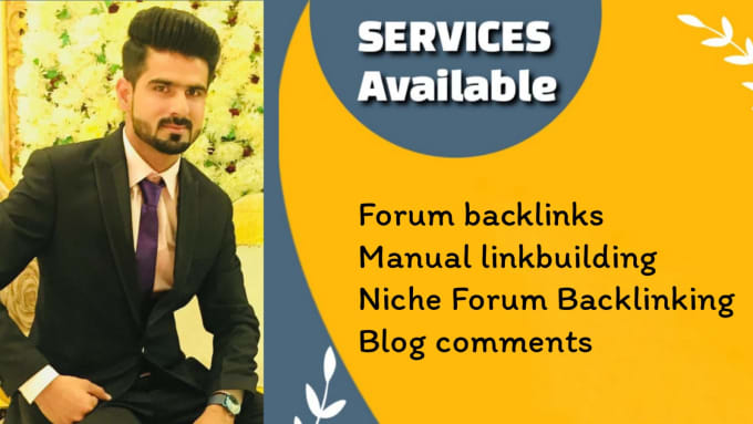 Gig Preview - Do manual high dr da niche forum backlinks