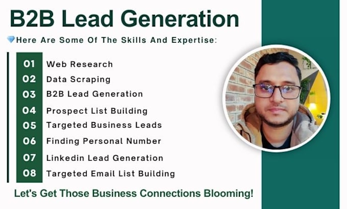 Gig Preview - Do targeted b2b linkedin lead generation and email list building