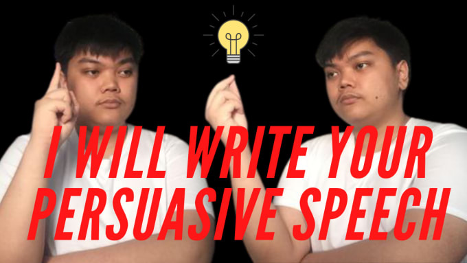 Gig Preview - Write a persuasive speech on any topic