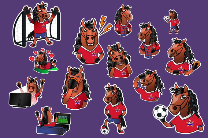 Gig Preview - Create stickers with your mascot