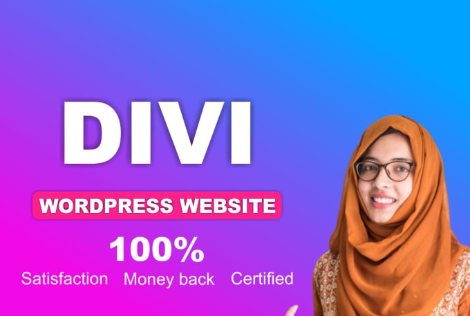 Gig Preview - Be your divi expert for wordpress divi website using divi builder, divi theme