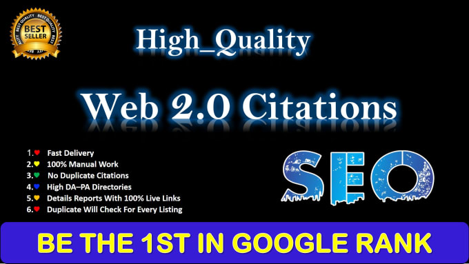 Gig Preview - Do your google ranking with 30 web 2 0 backlinks seo