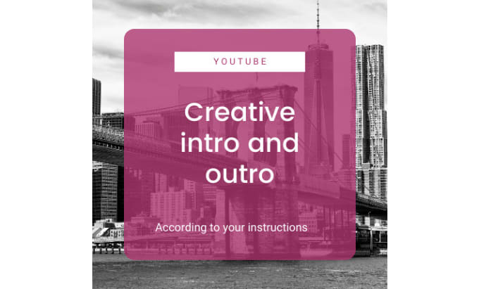 Gig Preview - Create custom intro and outro videos for youtube