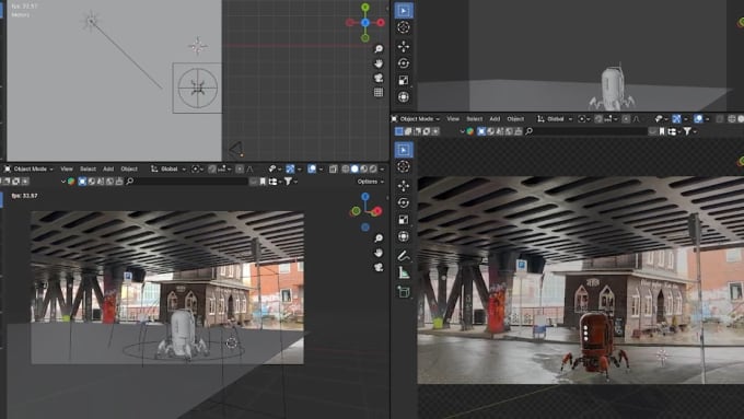 Gig Preview - Do pro 3d camera and object motion tracking and cleanups