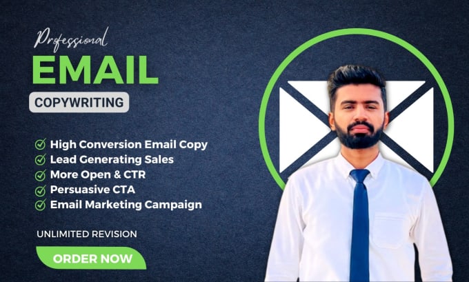 Gig Preview - Do powerful email copywriting to write high conversion email copy