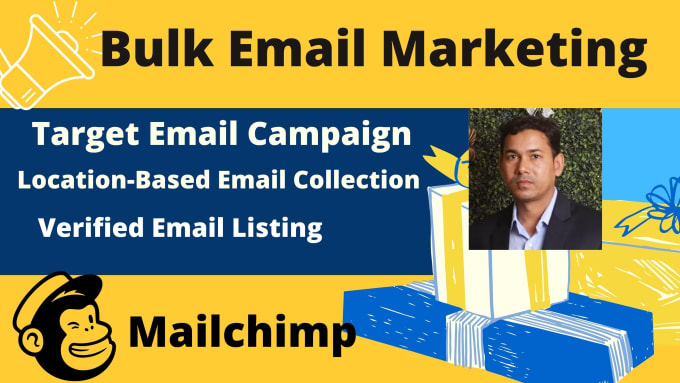 Gig Preview - Send bulk email ads campaign targeted niche on  mailchimp