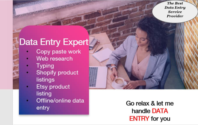 Gig Preview - Be your proofreader and data entry expert