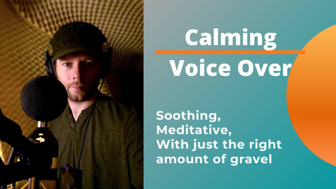 Gig Preview - Record a calming meditation voice over