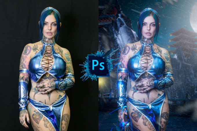 Gig Preview - Edit and retouch premium fine art cosplay editing in photoshop