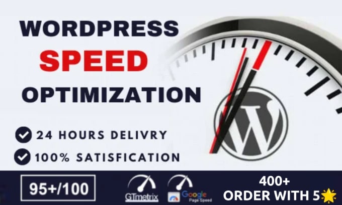 Bestseller - optimize accelerate wordpress speed with fast loading time guaranteed