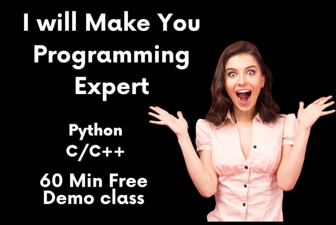 Gig Preview - Be your python tutor, c tutor or cpp tutor