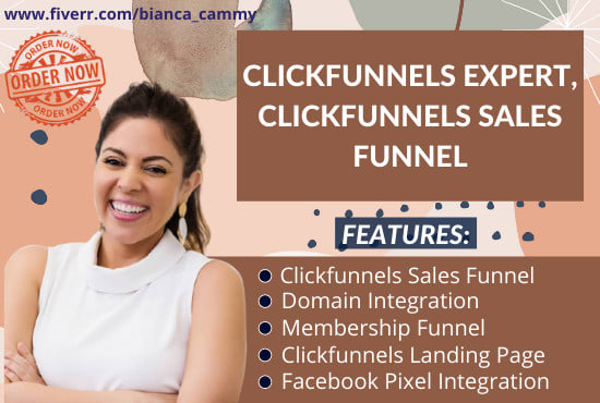 Gig Preview - Be your clickfunnels expert, clickfunnels sales funnel,clickfunnels landing page