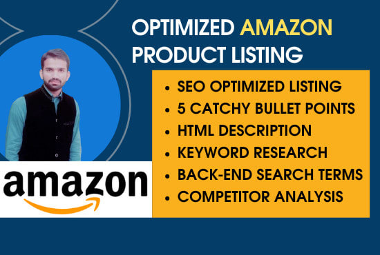 Gig Preview - Do amazon fba product listing optimization