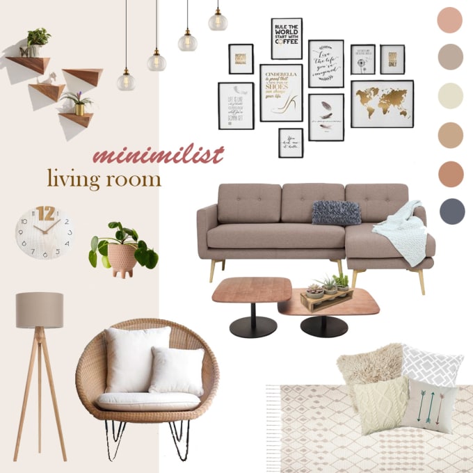 Gig Preview - Tailor mood board and color palette for your space