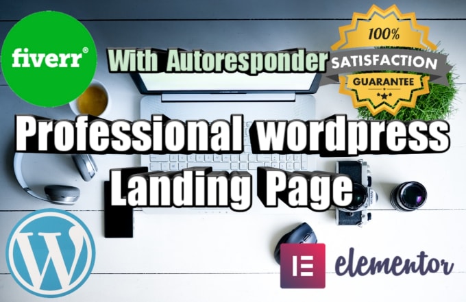 Gig Preview - Create responsive wordpress landing page, elementor landing page