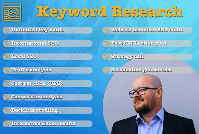 Gig Preview - Perform keyword research and competitor analysis for your business