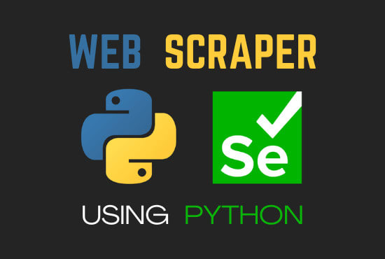 Gig Preview - Build python scraper for web scraping from any website