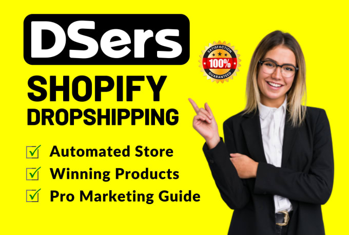 Gig Preview - Create profitable shopify dropshipping store with dsers