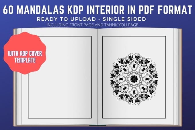 Gig Preview - Give you 60 mandalas in pdf format ready to upload in KDP