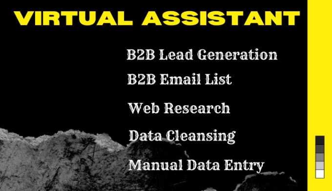 Gig Preview - Do virtual assistant for lead generation, data entry