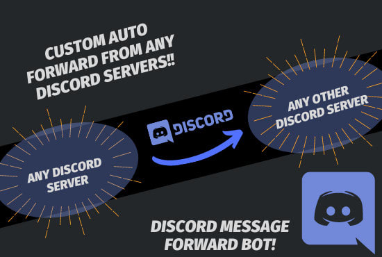 Gig Preview - Create custom automatic discord message forward bot