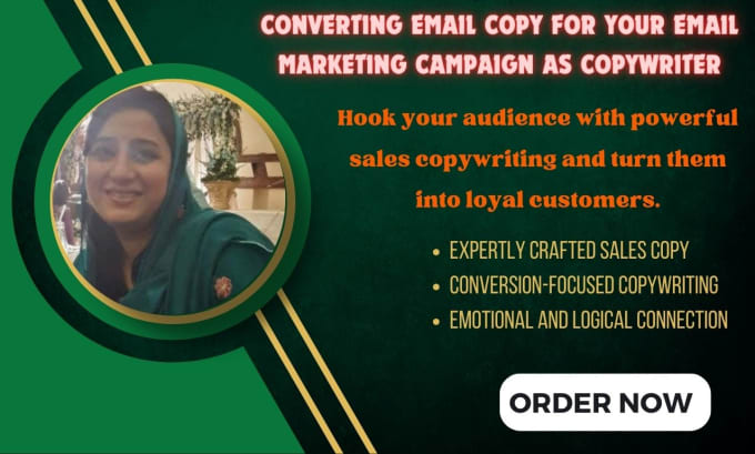 Gig Preview - Write a high converting email copy for your ecom brand