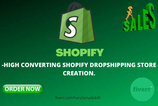 Gig Preview - Build branded shopify dropshipping website or shopify dropshipping store