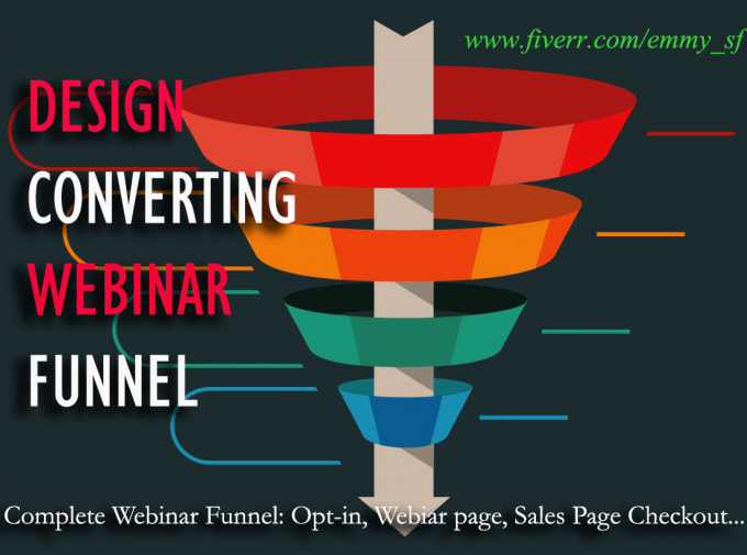 Gig Preview - Build an exclusive webinar funnel webinar landing page