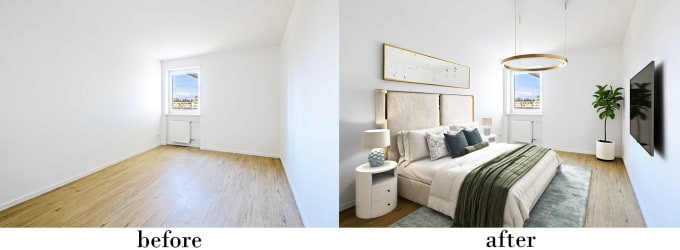 Gig Preview - Do high quality virtual staging for your listing