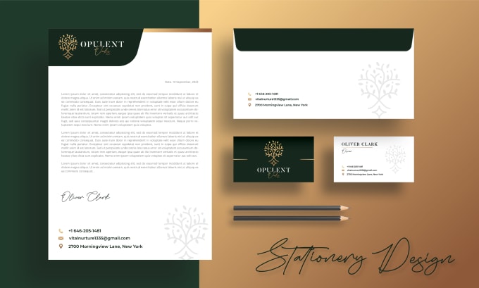 Gig Preview - Design a professional business card and stationery