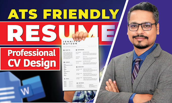 Gig Preview - Design professional resume, CV and cover letter in ms word