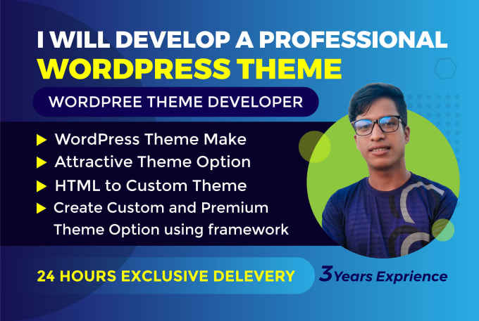 Gig Preview - Do your professional wordpress theme developer