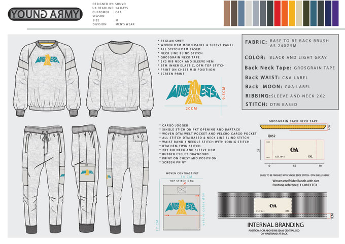 Gig Preview - Create techpack for garments