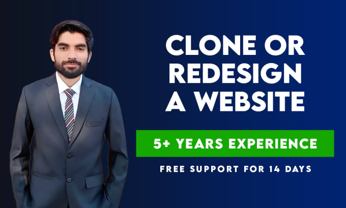 Gig Preview - Clone website, duplicate website, redesign website or landing page