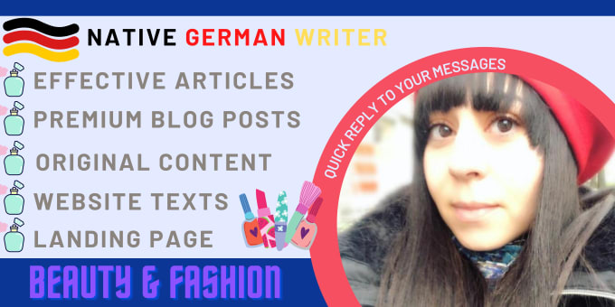 Gig Preview - Write efficient texts in german