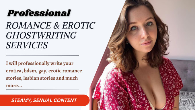 Gig Preview - Ghostwrite your erotic and fiction romance books